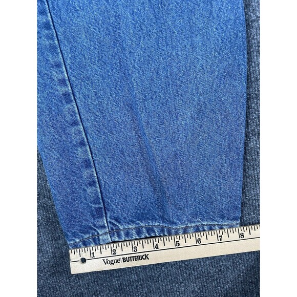 Carhartt Jeans Men's 50 X 32 Blue Denim Relaxed Fit 100% Cotton Grunge Paint - Picture 11 of 11